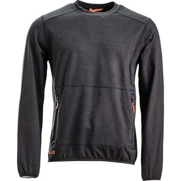 Kramp Fleece shirt O-neck Men, charcoal XL KW506101811056