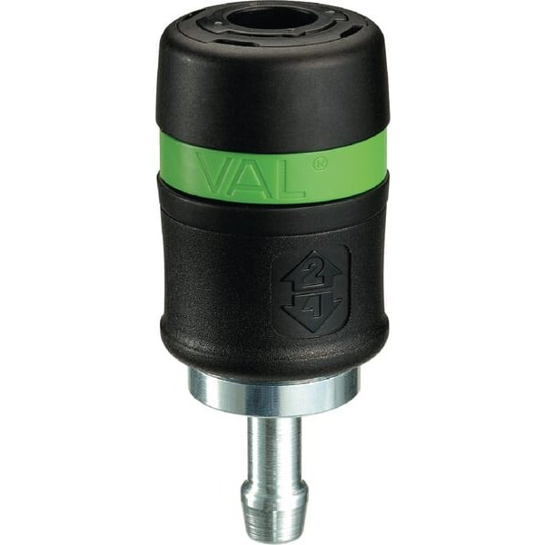 Prevost Quick release safety coupling with 6mm hosetail ESG071806