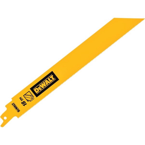 DEWALT Bi-Metal Reciprocating Blade 228mm x 18 TPI (Pack 5) DT90388-QZ