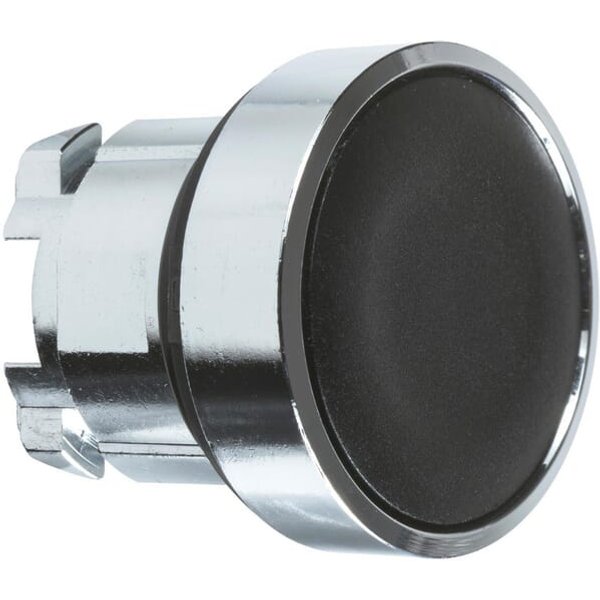 Schneider-Electric Press button black, stay put ZB4BH02