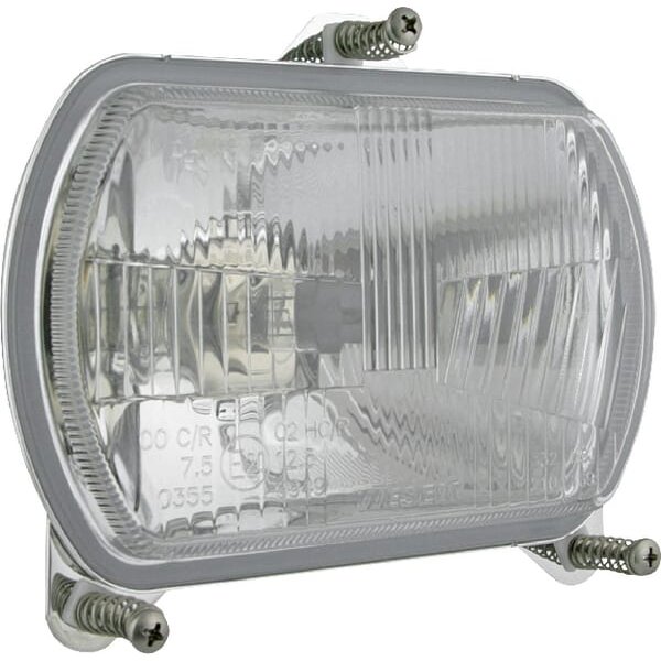 Kramp Headlight Halogen, oval, 12/24V, 156x103mm, LA80165