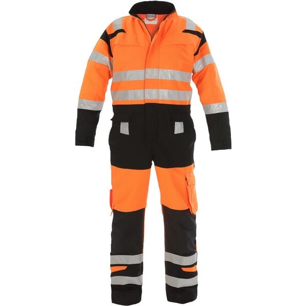 Hydrowear Overalls, size 3XL, Hi-Vis, orange/black, Trendy High Visible Line, by 048471OB62