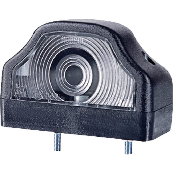 gopart Number plate light 5W, rectangular, 12/24V, white, 97x62x61.8mm, LA46001
