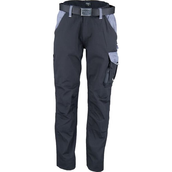 Kramp Work trousers, unisex, 2XL, W41-45", black/grey, Kramp Original KW102030089114