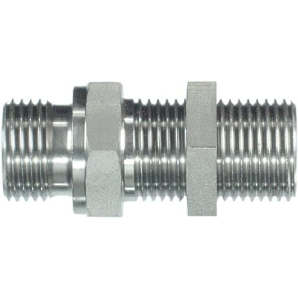 PH Hydraulik Straight Bulkhead adaptor M/M 1/2" BSP SS VNBS08SS