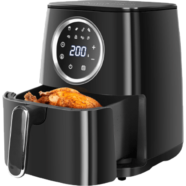 Aigostar Odin - Freidora Sin Aceite, 4,2L De Capacidad, 1400W Y Pantalla Digital Led TáCtil. Freidora De Aire Con 8 MenúS Programados Y Modo Manual. Totalmente Libre De Bpa. DiseñO Exclusivo.-image