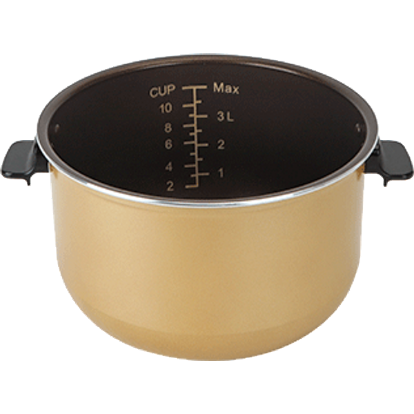 Aigostar 30IBA - Cubeta De Olla, Accesorio Para La Olla A PresióN Aigostar Happy Chef, Fabricada En Aluminio Con Interior De Recubrimiento Anti-Adherente, Capacidad 5 Litros.-image