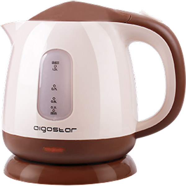 Aigostar Romeo 30HIP - Hervidor De Agua Compacto De 1 Litro, 1100W, Ultra Silencioso, Libre De Bpa. Color MarróN. Sistema De ProteccióN Contra La EbullicióN En Seco. DiseñO Exclusivo.-image
