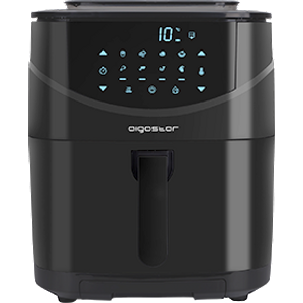 Aigostar MelodíA - 2 En 1 Freidora De Aire + Vaporera, 7L Capacidad, Pantalla Led TáCtil, 8 MenúS Preprogramados, 1700W, Modo Manual. FuncióN Bombeo Y Limpieza. Libre De Bpa. Libro De Recetas Incluido-image