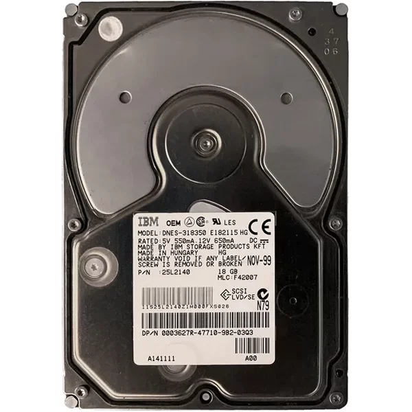 Dell 0003627R | 18GB 7200RPM Ultra2 Wide Scsi 3.5-Inch 2MB Cache Hard Drive-image