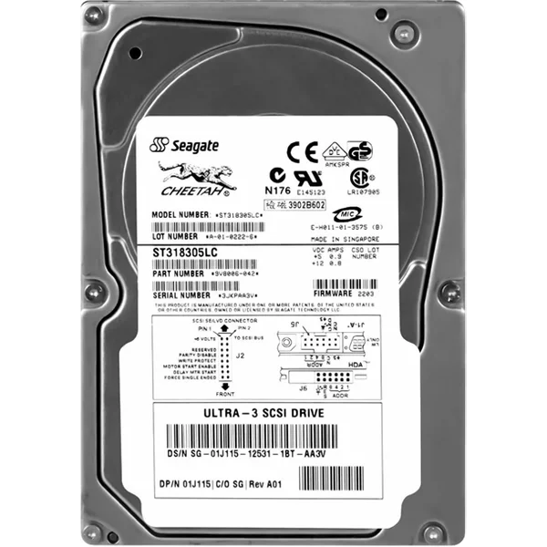 Seagate ST318305LC | 18GB 10000RPM Ultra 160 Scsi 4MB Cache 3.5-Inch Hard Drive-image