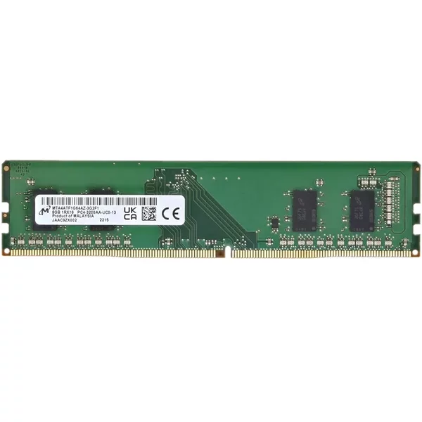 Micron MTA4ATF1G64AZ-3G2F1 | 8GB Ddr4-3200Mhz PC4-25600 Non-Ecc Unbuffered Udimm CL22 1Rx8 1.2V 288-Pin Memory Module-image