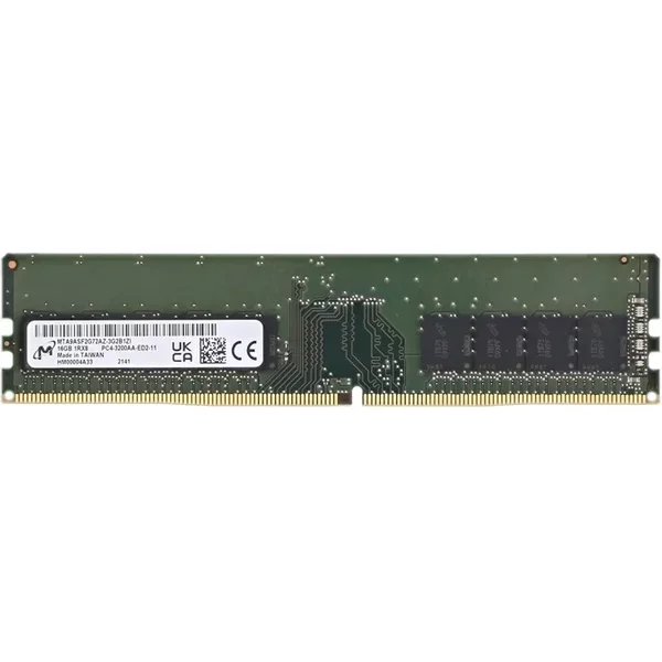 Micron MTA9ASF2G72AZ-3G2B1ZI | 16GB Ddr4-3200Mhz PC4-25600 Ecc Unbuffered Udimm CL22 1Rx8 1.2V 288-Pin Memory Module-image