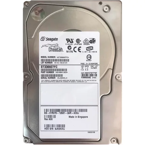Dell 01R075 | 36GB 10000RPM Fibre Channel 2Gb/S 8MB Cache 3.5-Inch Hard Drive-image