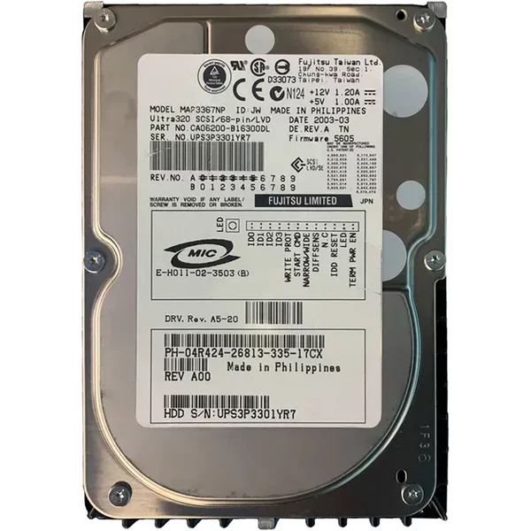 Dell 4R424 | 36GB 10000RPM Ultra320 Scsi 68-Pin 3.5-Inch Hard Drive-image