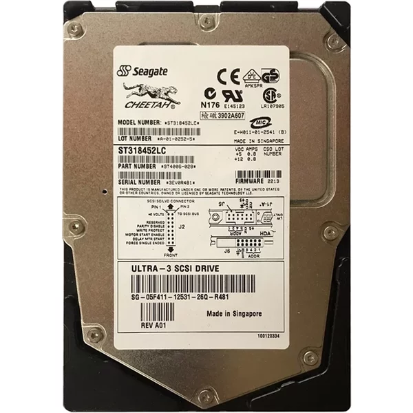 Dell 05F411 | 18.4GB 15000RPM Ultra160 Scsi 8MB Cache 80-Pin 3.5-Inch Hard Drive-image