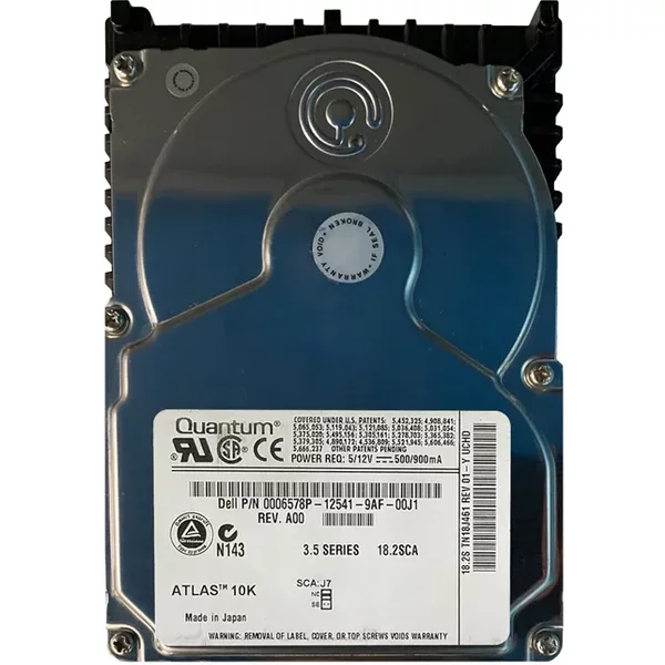 Dell 0006578P | 18GB 10000RPM Ultra 160 Scsi 4MB Cache 3.5-Inch Hard Drive-image