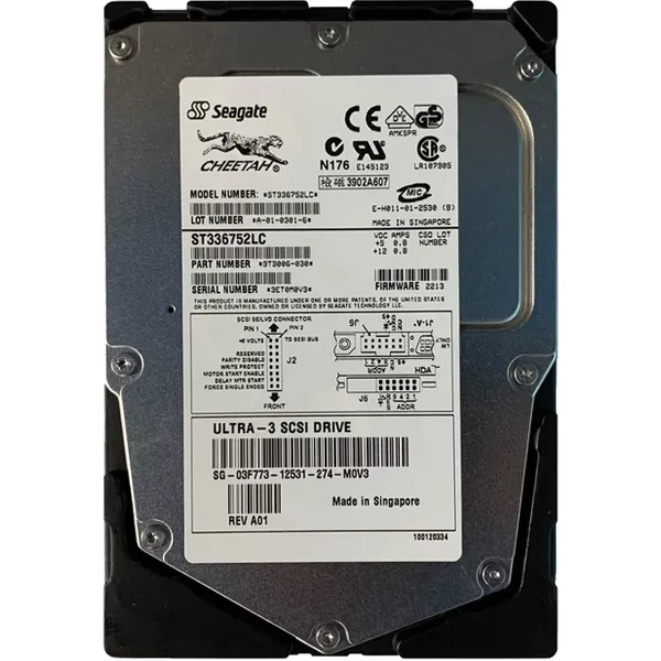 Dell SG03F773 | 36GB 15000RPM Ultra-160 Scsi 80-Pin Hot Swap 8MB Cache 3.5-Inch Internal Hard Drive-image