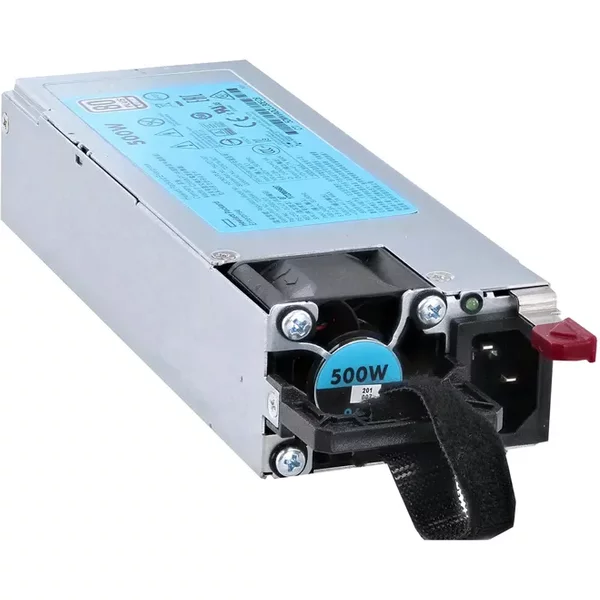 Hp 754377-001 | 500-Watts 100-240V Ac 50-60Hz 80-Plus Platinum Hot-Pluggable Power Supply For Proliant DL360 Gen9 Server-image