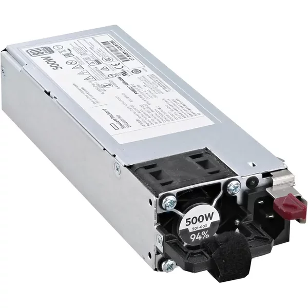 Hp 865399-101 | 500-Watts 100-240V Ac 2.8A 50-60Hz 80-Plus Platinum Hot-Pluggable Redundant Power Supply For Proliant DL325/DL385 Gen10 Server-image