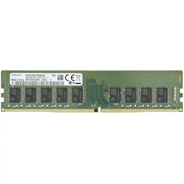 Samsung M391A2K43BB1-CRC | 16GB Ddr4-2400Mhz PC4-19200 Ecc Unbuffered Udimm CL17 2Rx8 1.2V 288-Pin Memory Module-image