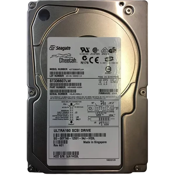 Dell 8Y748 | 36GB 10000RPM Ultra320 Scsi 68-Pin 3.5-Inch Hard Drive-image