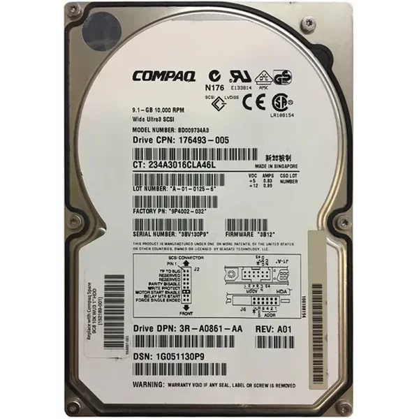 Seagate 9P4002-032 | Cheetah 18XL Series 9.2GB 10000RPM Ultra160 Scsi 1MB Cache (Ce) 68-Pin 3.5-Inch Hard Drive-image
