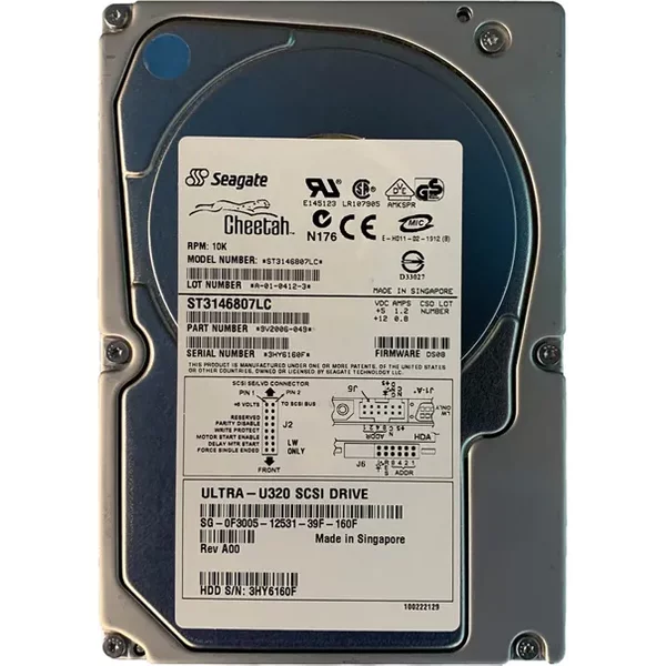 Dell F3005 | 146GB 10000RPM Ultra320 Scsi 80-Pin 3.5-Inch Hard Drive-image