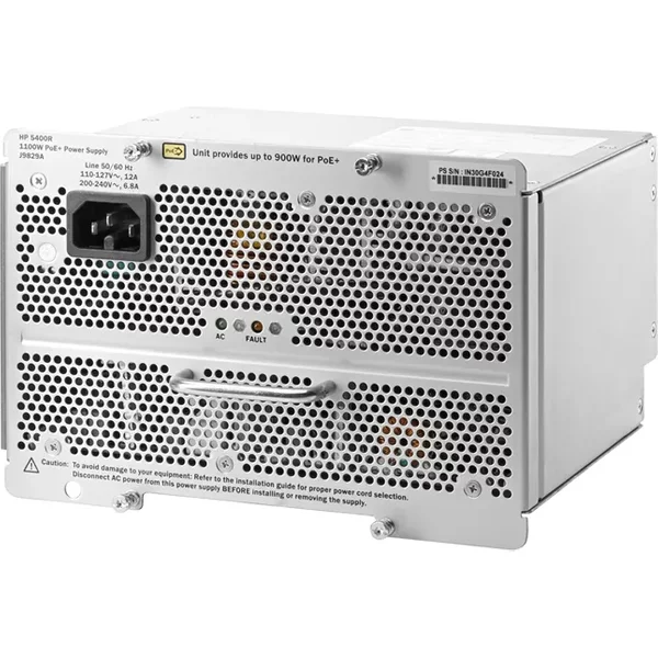 Hp J9829A | 1100-Watts 100-240 V Ac Power Supply For Aruba 5400R Poe+ ZL2 Switch-image