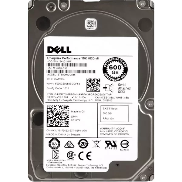 Seagate 1FD200-150 | Enterprise Performance 10K.8 10000RPM 600GB SAS 12Gb/S 128MB Cache 2.5-Inch Hard Drive-image