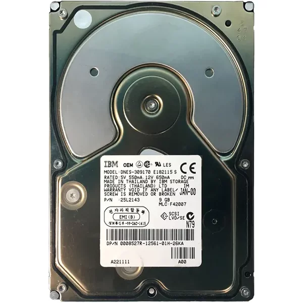 Dell 008527R | 9.1GB 7200RPM Ultra2 Wide Scsi 2MB Cache 68-Pin 3.5-Inch Internal Hard Drive-image