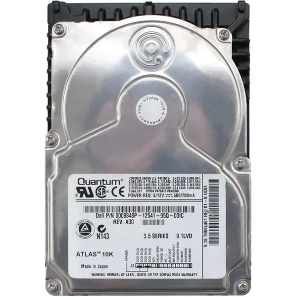 Dell 08848P | 9.1GB 10000RPM Ultra160 Scsi 2MB Cache 68-Pin 3.5-Inch Hard Drive-image