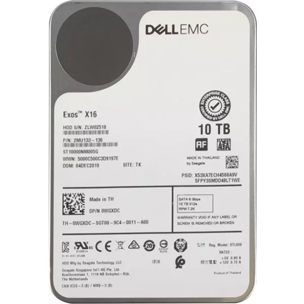 Seagate ST10000NM005G | Exos X16 10TB 7200RPM Sata 6Gb/S 256MB Cache 3.5-Inch Hard Drive-image