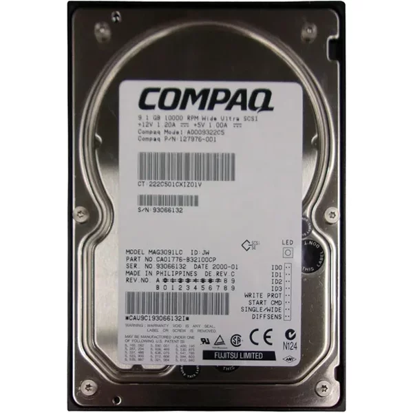 HP AD009322C5 | 9.1GB 10000RPM Ultra-160 Scsi Hot-Pluggable (Lvd) 80-Pin 3.5-Inch Hard Drive-image