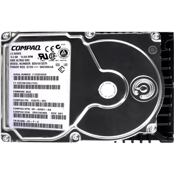 HP BD01873624 | 18.2GB 10000RPM Ultra-160 Scsi 68-Pin LVD 3.5-Inch Internal Hard Drive-image