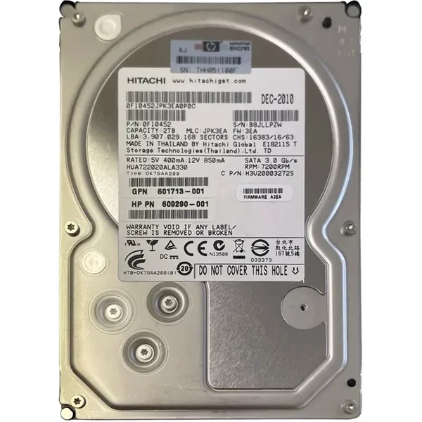 Hitachi H3U20003272S | Ultrastar A7K2000 Series 2TB 7200RPM Sata 3Gb/S 32MB Cache 3.5-Inch Hard Drive-image