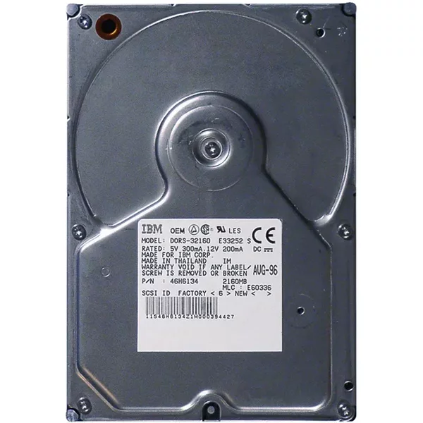 IBM D0RS-32160 | 4GB 5400RPM Ultra Scsi 3.5-Inch 448KB Cache Ultrastar Hard Drive-image