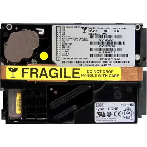 IBM EC488628 | 4GB 7200RPM Fast Wide Scsi 3.5-Inch 1MB Cache Ultrastar Hard Drive-image