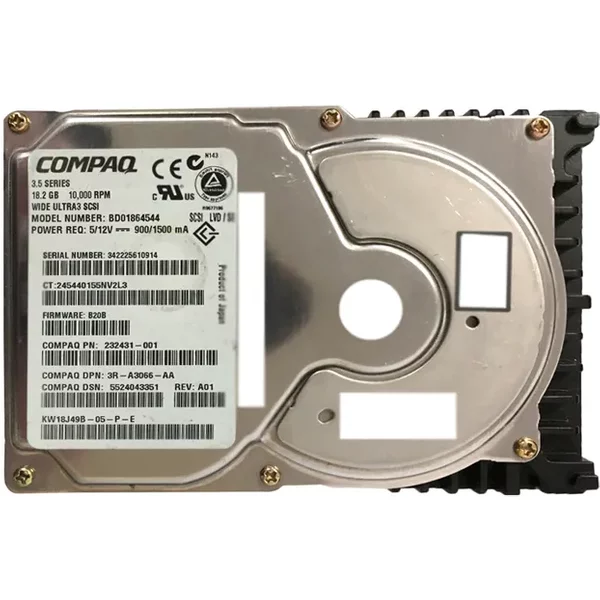 Compaq 3R-A3066-AA | 18GB 10000RPM Ultra 160 Scsi 3.5-Inch Hard Drive-image