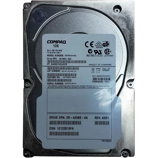 Seagate 9T5004-033 | Cheetah 73LP Series 36.7GB 10000RPM Fibre Channel 2Gb/S 4MB Cache (Ce) 3.5-Inch Hard Drive-image