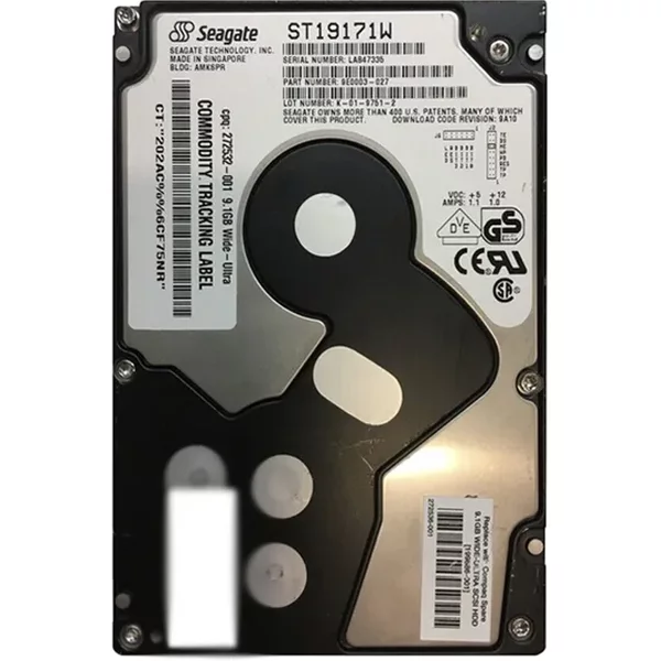 Compaq 272532-001 | 9GB 7200RPM Ultra2 Scsi 4MB Cache Hot-Swappable 3.5-Inch Hard Drive-image