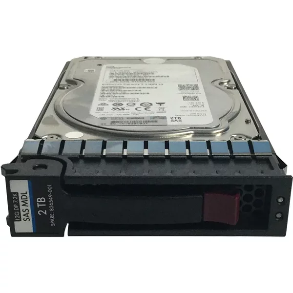 HP 826549-001 | 2TB 7200RPM SAS 12Gb/S Hot-Pluggable 3.5-Inch Midline Hard Drive For G7 Proliant Server-image