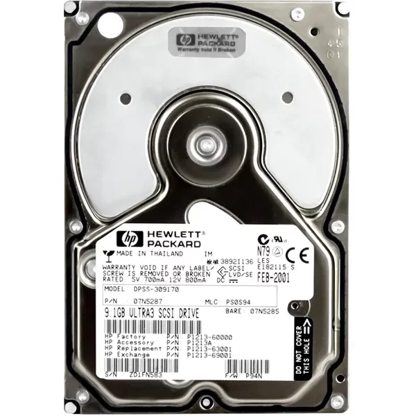 HP P1213-63001 | 9.1GB 7200RPM Ultra-2 Wide Scsi (Lvd) 68-Pin 3.5-Inch Hard Drive-image