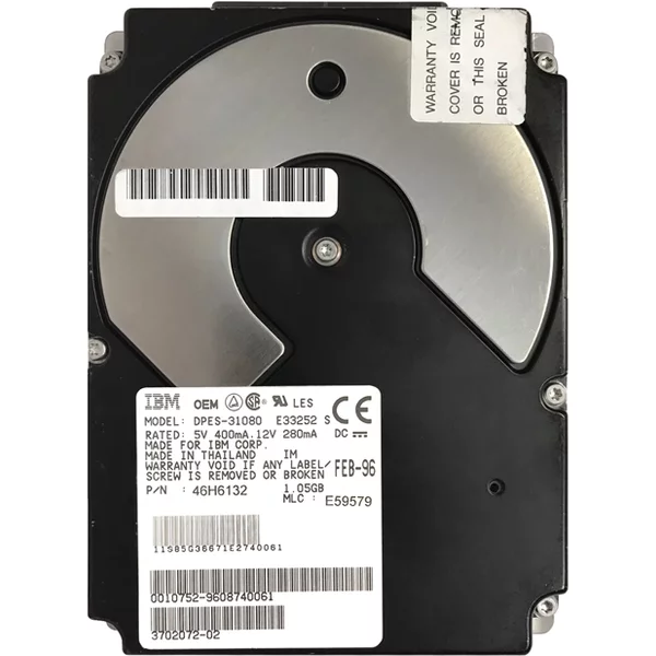 IBM 46H6132 | 1GB 5400RPM Ultra Scsi 512KB Cache 3.5-Inch Hard Drive-image