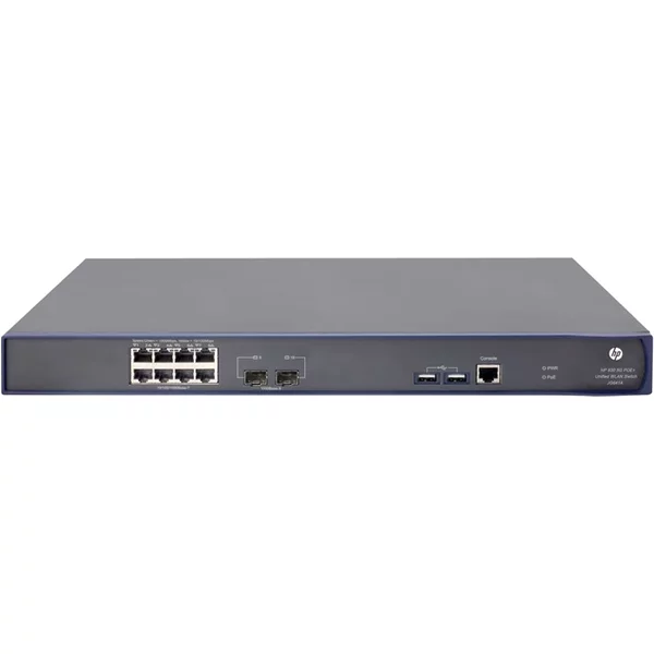 Hp JG641-61101 | 830 8 X Dual Personality RJ-45/SFP Ports Poe+ 1000Base-T + 2 X Sfp Ports Layer 2 Managed 1U Rack-Mountable Gigabit Ethernet Network Unified Wired Wlan Switch-image