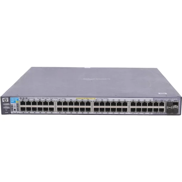 Hp J8693-61401 | Procurve 3500 Series 3500-48G-Poe Yl 44 X RJ-45 Ports Poe 10/100/1000Base-T + 4 X Dual-Personality RJ-45 Poe Ports + 1 X Open Module Slot Layer 3 Managed Rack-Mountable Gigabit Ethernet Network Switch-image