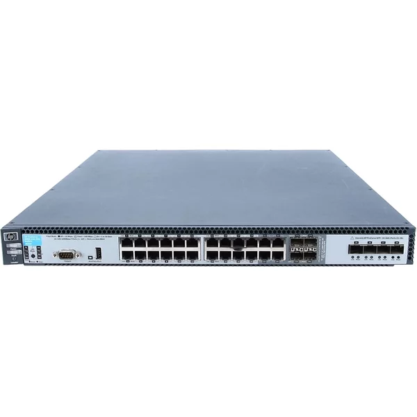 Hp J9264-69001 | Procurve 6600 Series 6600-24G-4XG 20 X 10/100/1000Base-T RJ-45 And 4 X 1G Dual-Personality RJ-45/SFP And 4 X 10Gbe Sfp+ Ports Layer 3 Managed Gigabit Ethernet Switch-image