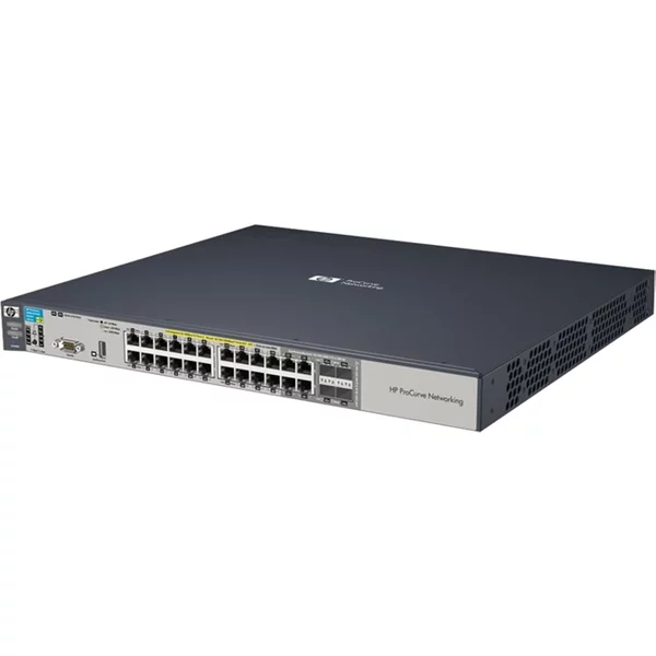 Hp J9471-61201 | Procurve 3500-24-Poe 20 X RJ-45 Ports Poe 10/100Base-Tx + 4 X Dual-Personality RJ-45/SFP Ports Layer 3 Managed 1U Rack-Mountable Fast Ethernet Network Switch-image