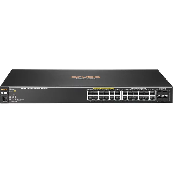 Hp J9773A | Aruba 2530 Series 2530-24G-Poe+ 24 X RJ-45 Poe+ 10/100/1000Base-T And 4 X Sfp Ports Layer 2 Managed Gigabit Ethernet Network Switch-image