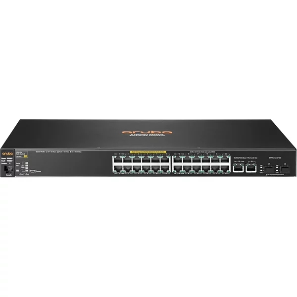 HP J9779A | Aruba 2530 Series 2530-24-PoE+ 24 x RJ-45 PoE+ 10/100Base-TX and 2 Combo Gigabit SFP Ports Layer 2 Managed Fast Ethernet Network Switch